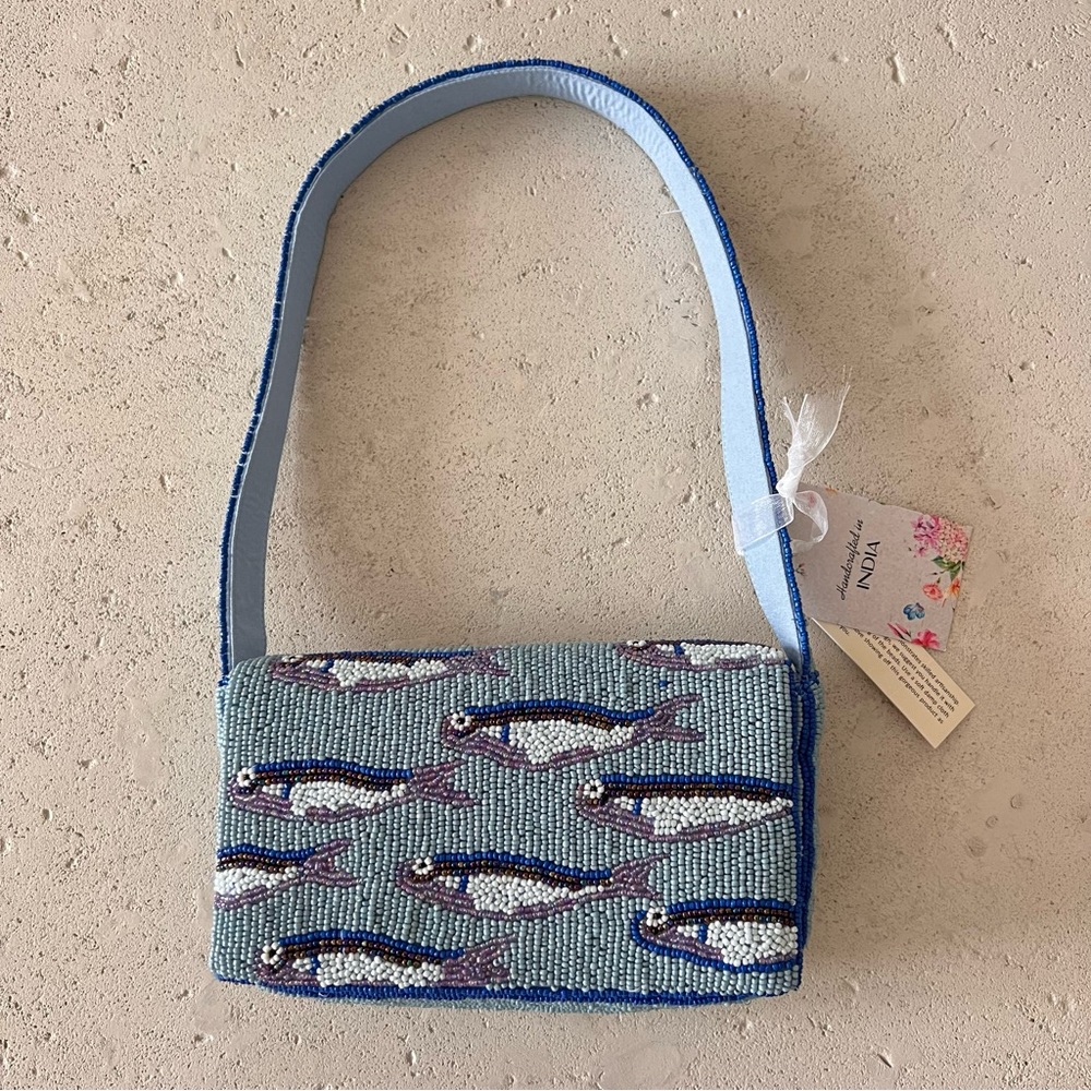 Sardine Beaded mini Bag